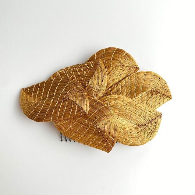 【ビオジュエリー】 黄金の草 カッピンドウラード　ヘッドドレス  Leaf