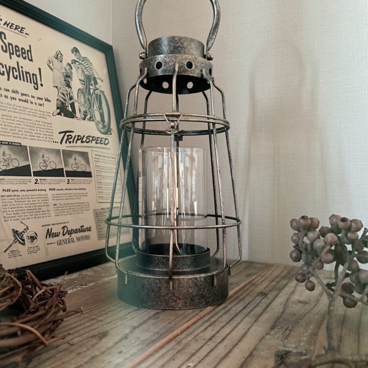 飾り物等に！昭和の「アンティークランタン」