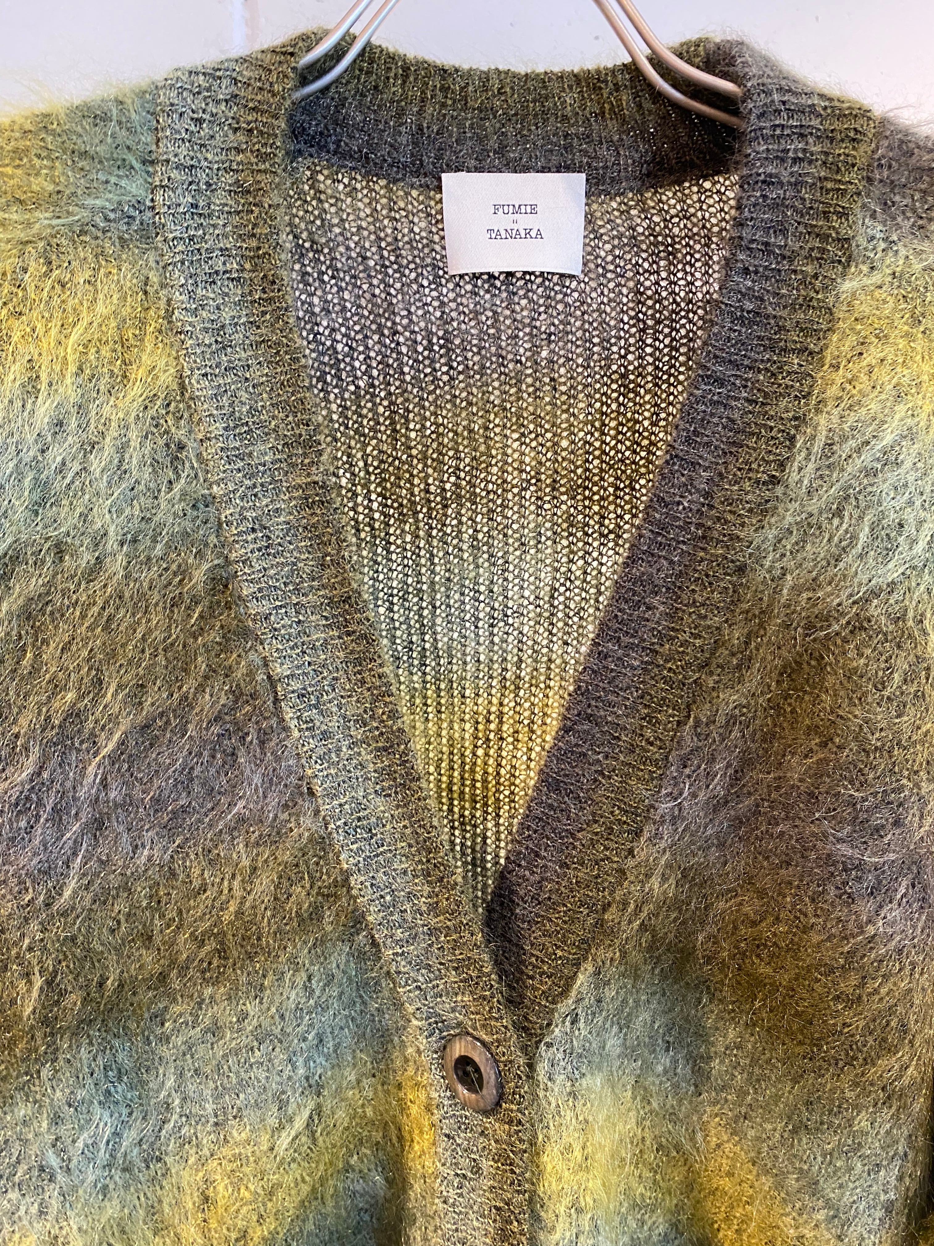 FUMIE=TANAKA gradation mohair cardigan | AAR