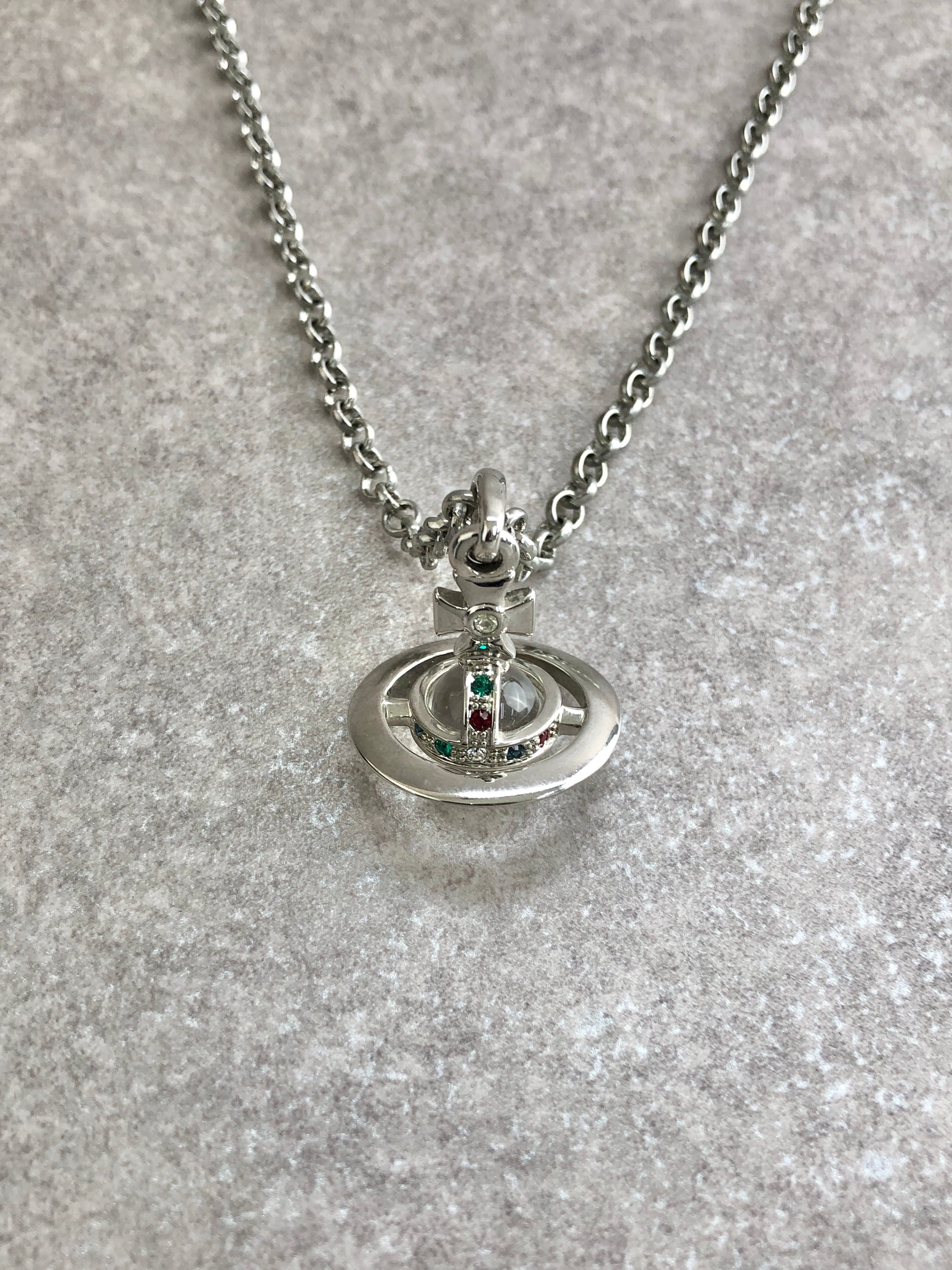 【美品】ヴィヴィアン ネックレス シルバーのみ Vivienne Westwood ヴィヴィアンウエストウッド ネックレス シルバー