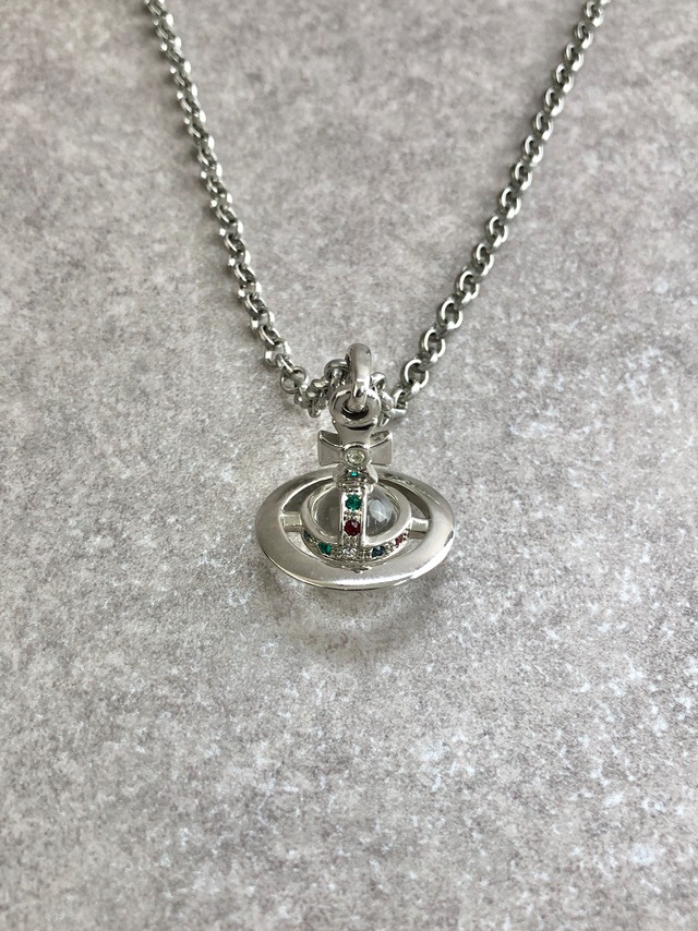 Vivienne Westwood ヴィヴィアンウエストウッド ネックレス シルバー オーブ vintage ヴィンテージ オールド tnkaiy