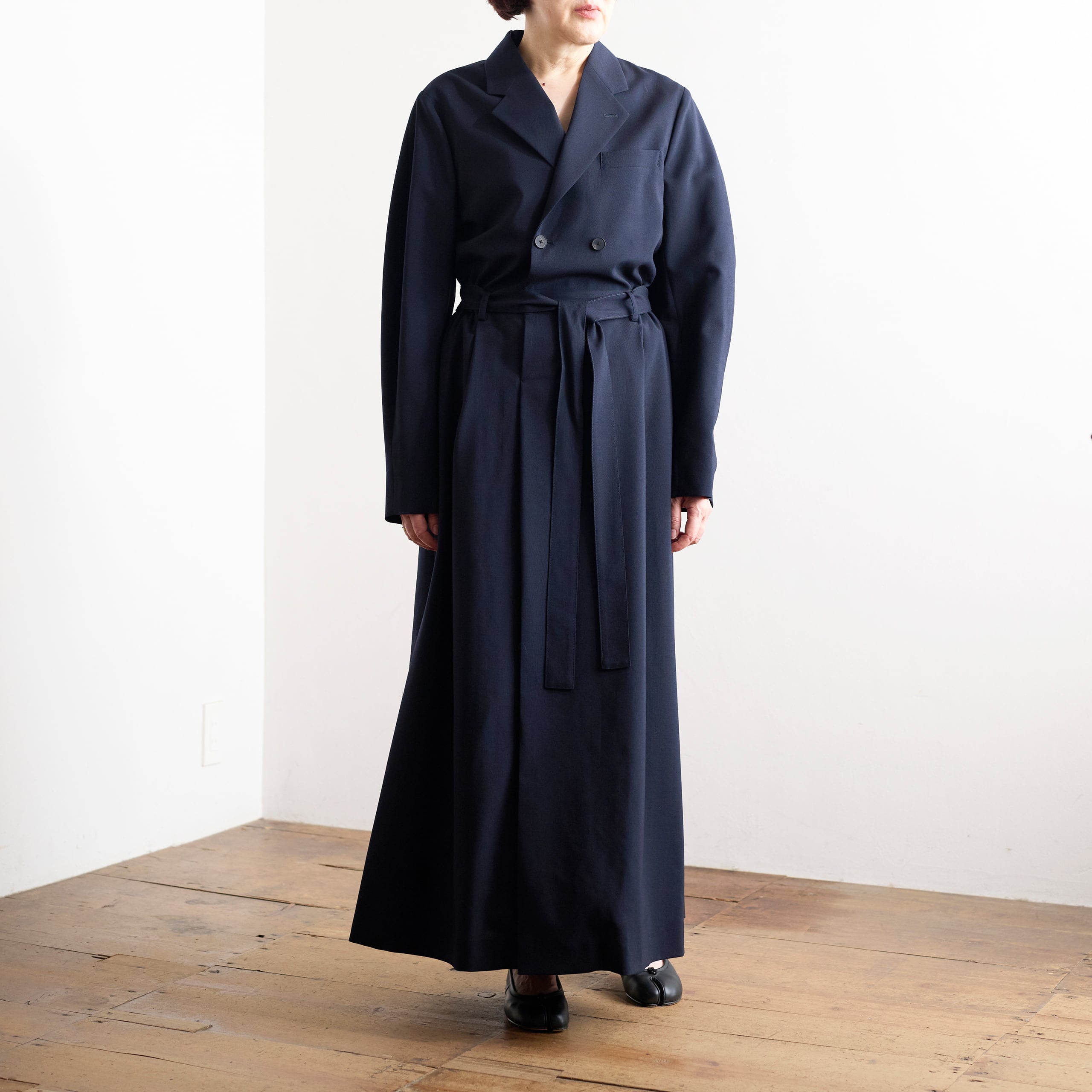 LOEFF ネイビー トラウザーズ LOEFF ネイビー トラウザーズ