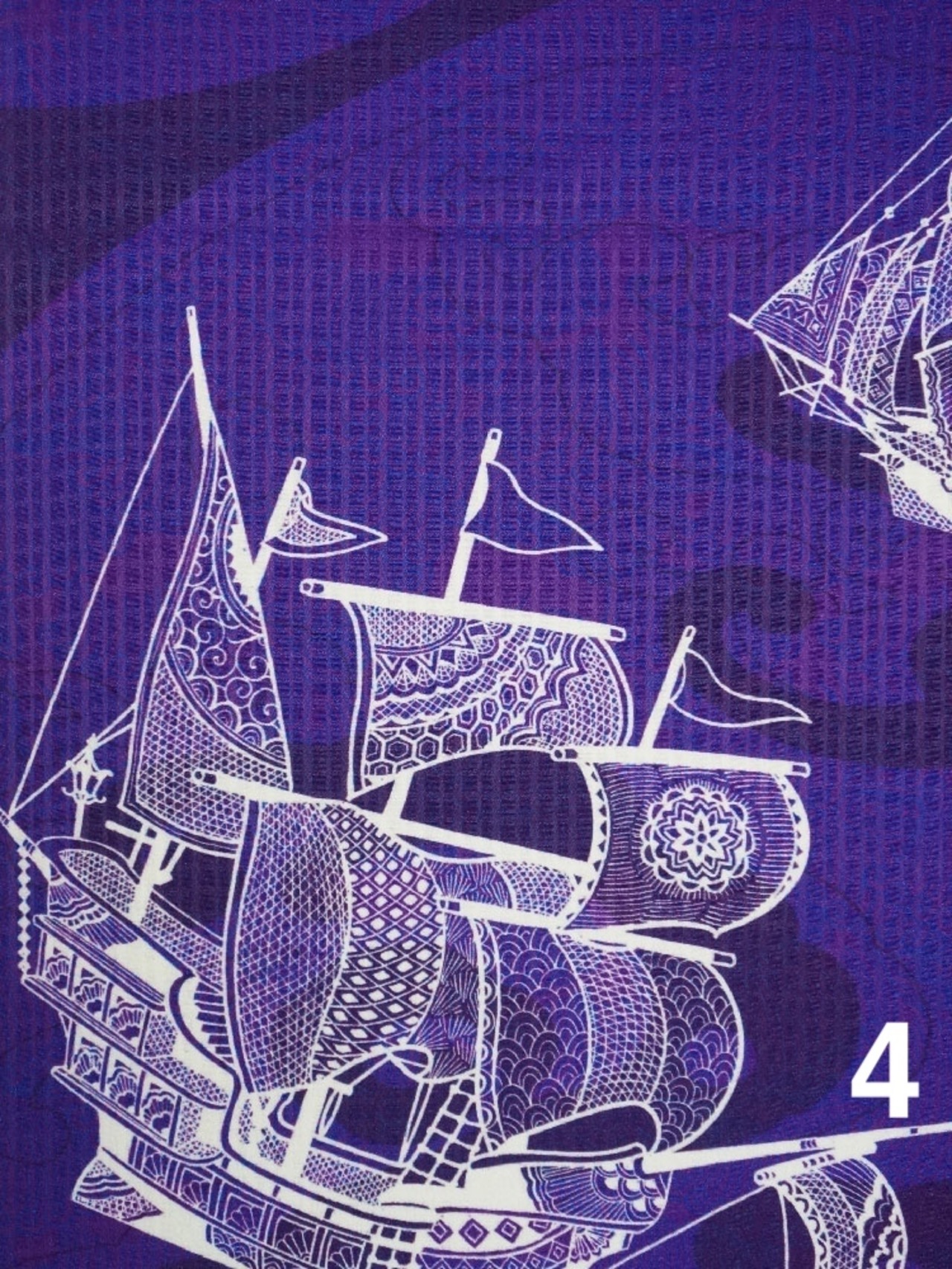 【受注商品】Rumi Rockキモノ「帆船」　[ A1595 A1596 A1597 A1598]