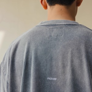 PAXOM Washed Message Oversize Tee / ウォッシュドメッセージオーバーサイズTシャツ
