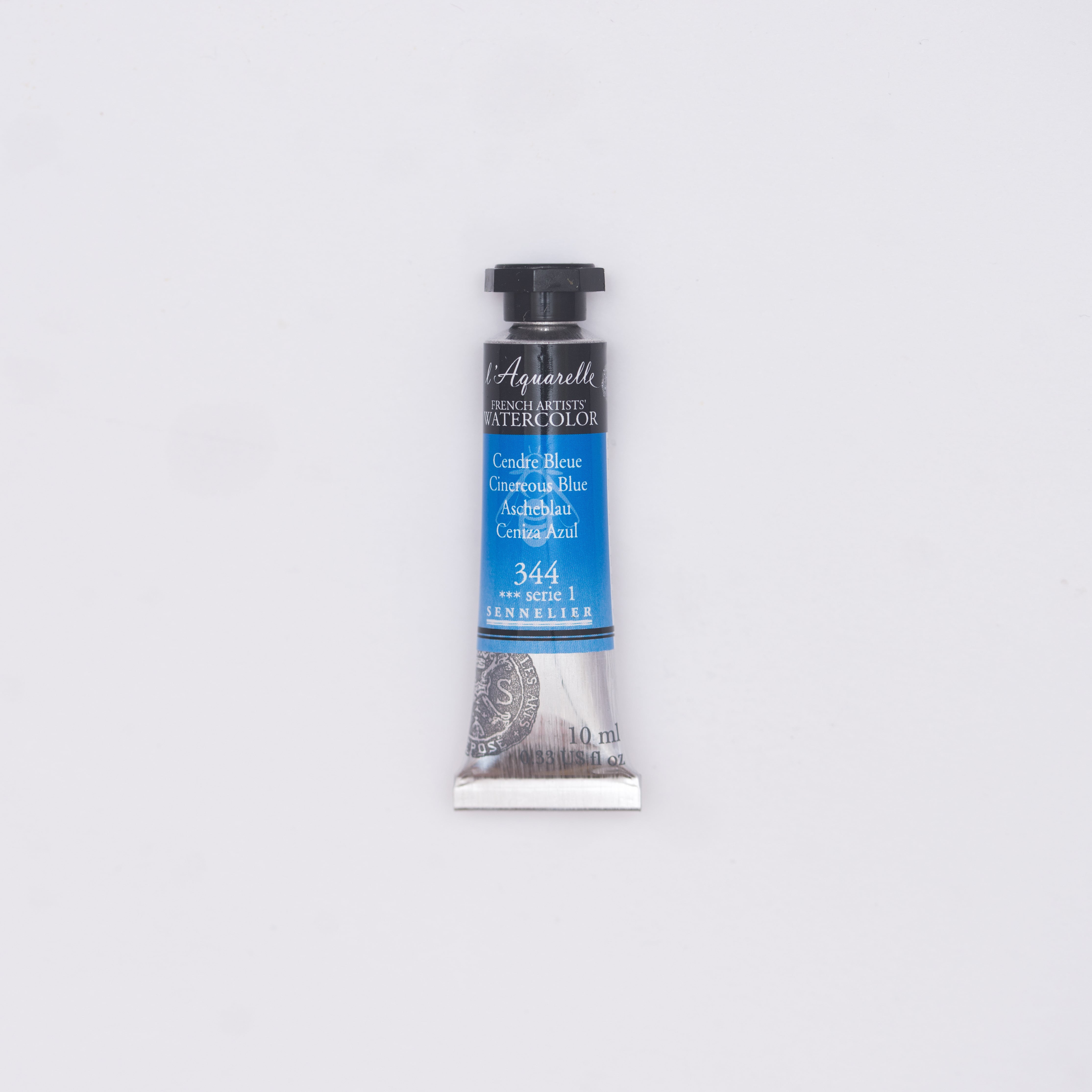 セヌリエWC 344 シネリアス・ブルー 透明水彩絵具 チューブ10ml Ｓ1