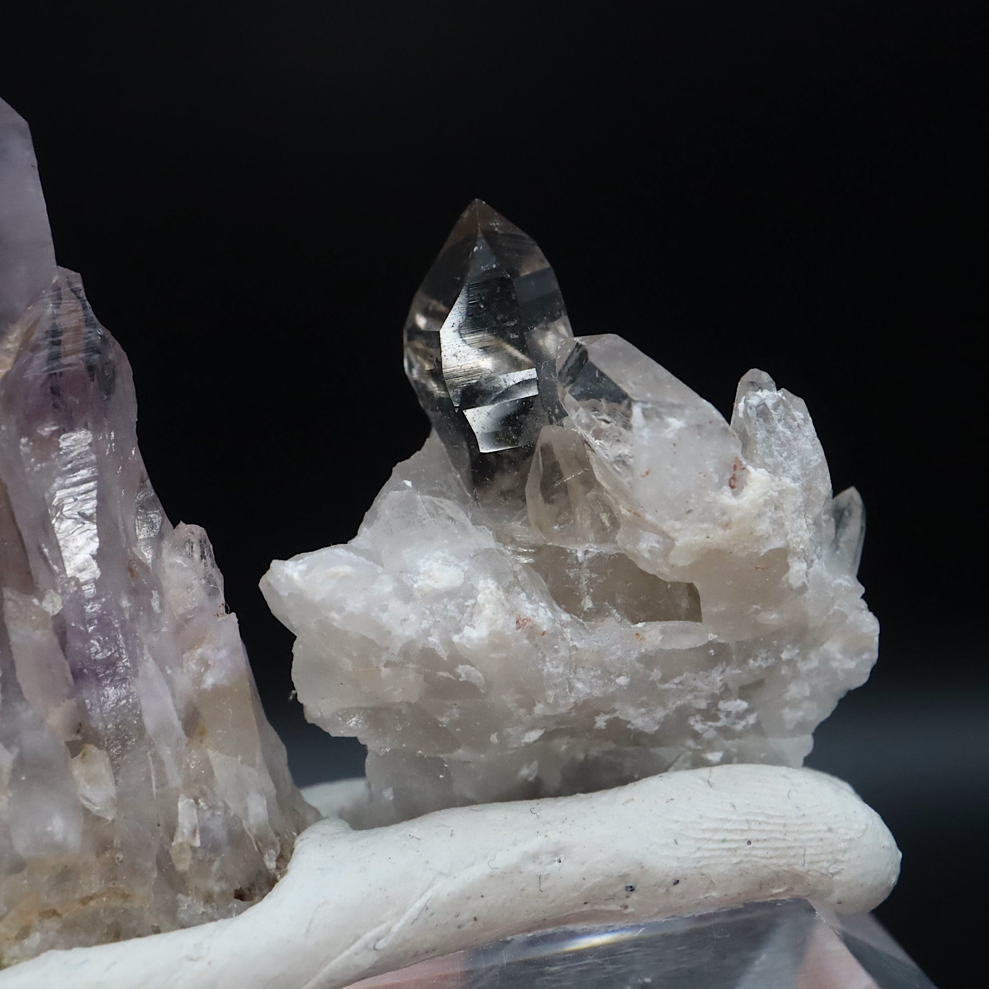 カリフォルニアアメジスト＆スモーキークォーツセット 紫水晶 煙水晶