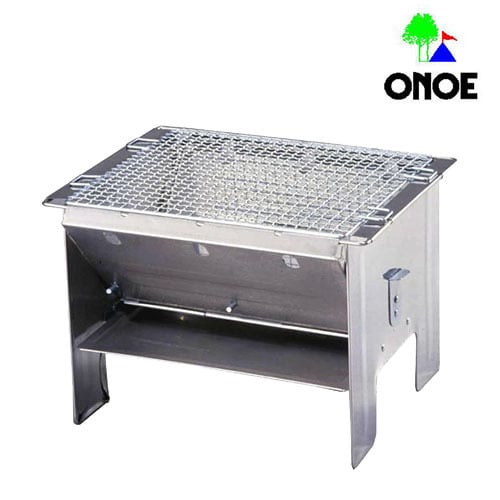 尾上製作所 (ONOE) 鉄鋳物こんろ角型 BBQ バーベキュー コンロ