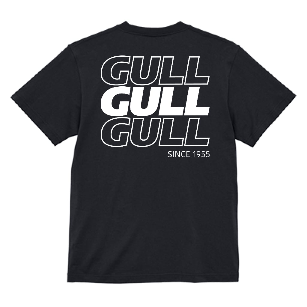 【OnlineStore限定】GULL デザインTシャツ（Tri-GULL）″ ブラック ”