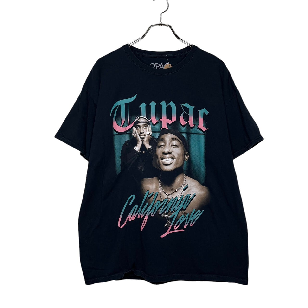 ラップT アーティスト 半袖 海外買付 綿100 セレブ着用 TUPAC 2PAC 2 