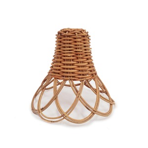 Flower rattan shade led lamp