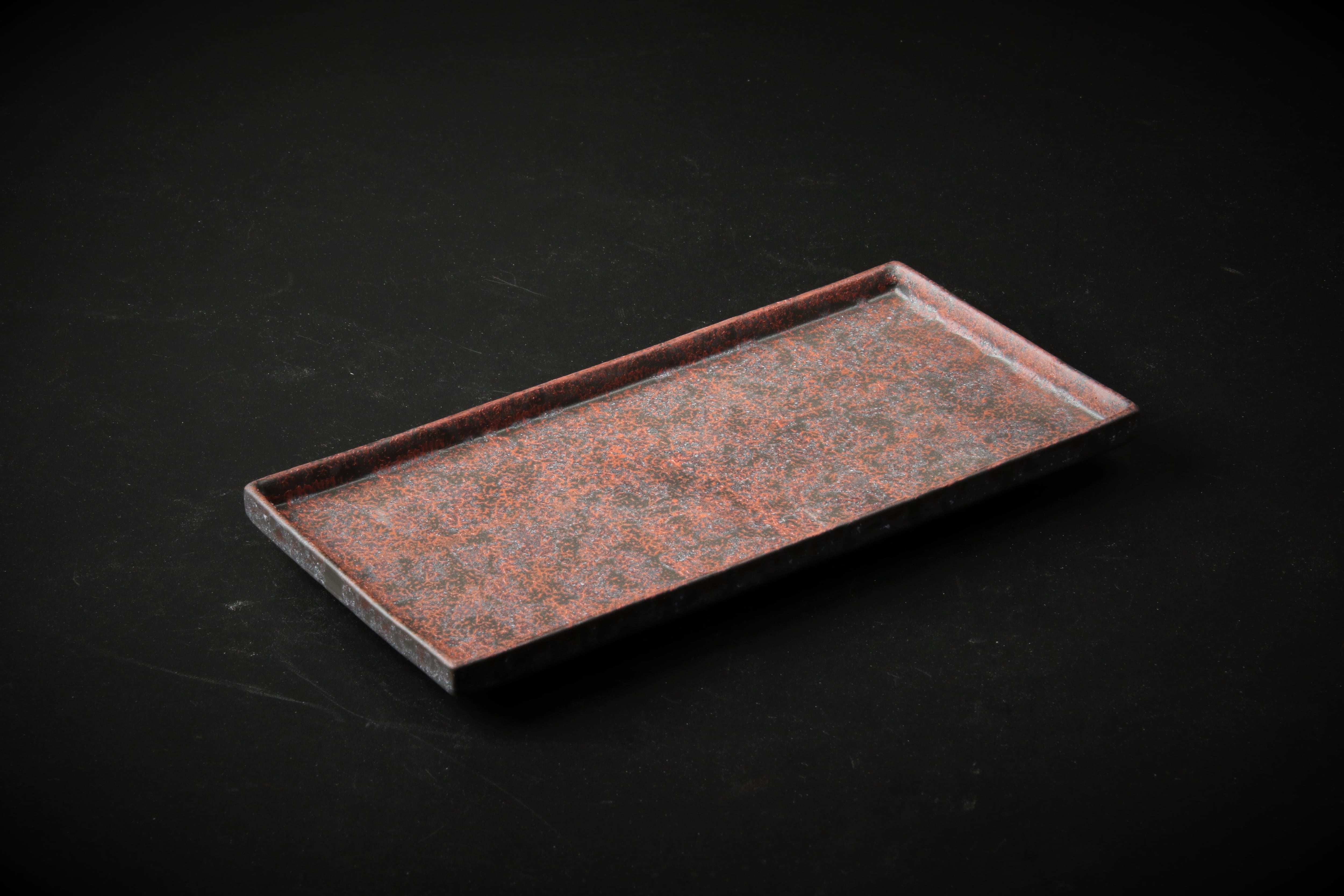 【新品、未使用】渕プラチナ長角皿　６枚セット 楽天市場】19.8cm 雅タレ付波渕長角皿 白グロス 5枚セット（51025560