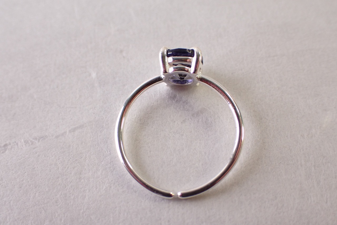 アイオライトリング　0.70ct　[C7‐444]