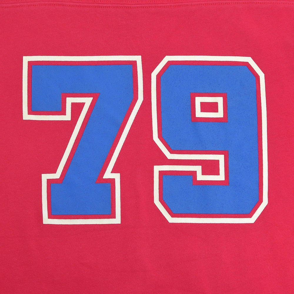 Used ナンバリング 79 ラバープリント デザイン フットボールT