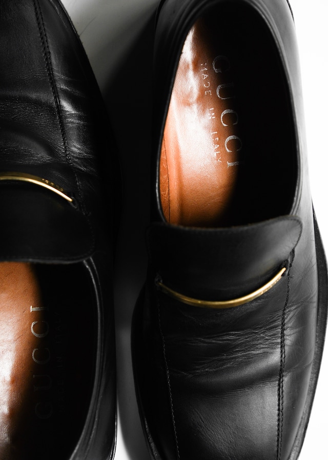 90’s-00’s GUCCI by Tom Ford square toe leather shoes