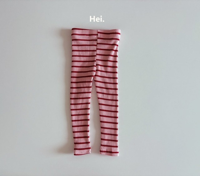 残り1点◆102-110 カラーボーダーレギンス-Hei.