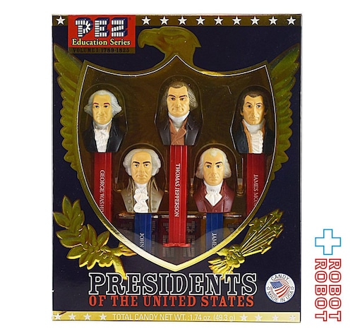 PEZ コレクターズ シリーズ プレジデンツ・オブ・ザ・ユナイテッド・ステイツ ５種入りセット 箱入 未開封