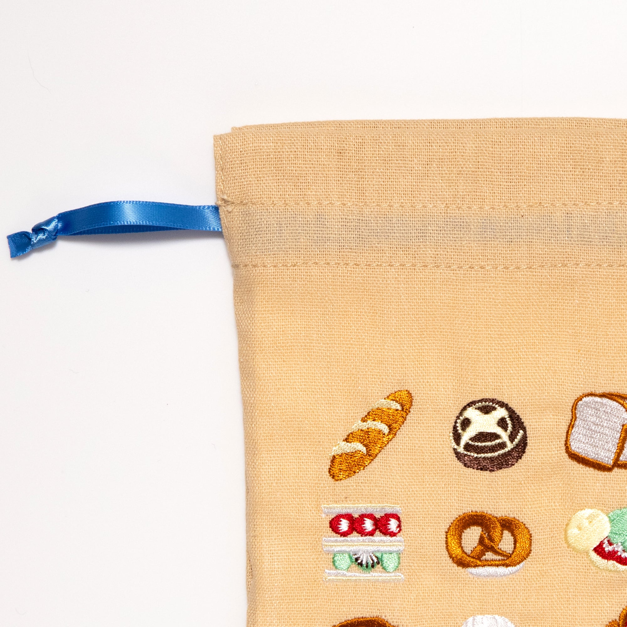 annas刺繍文具】刺繍ミニきんちゃく｜パン | Net store アンナとラパン