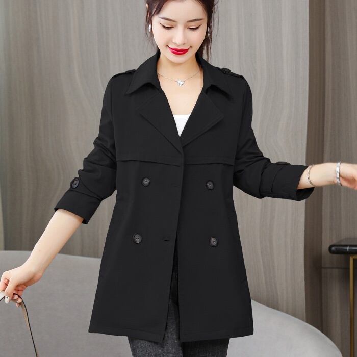 アウター ジャケット 上着 袖あり 長袖 Vネック 襟付き 前開き 薄手