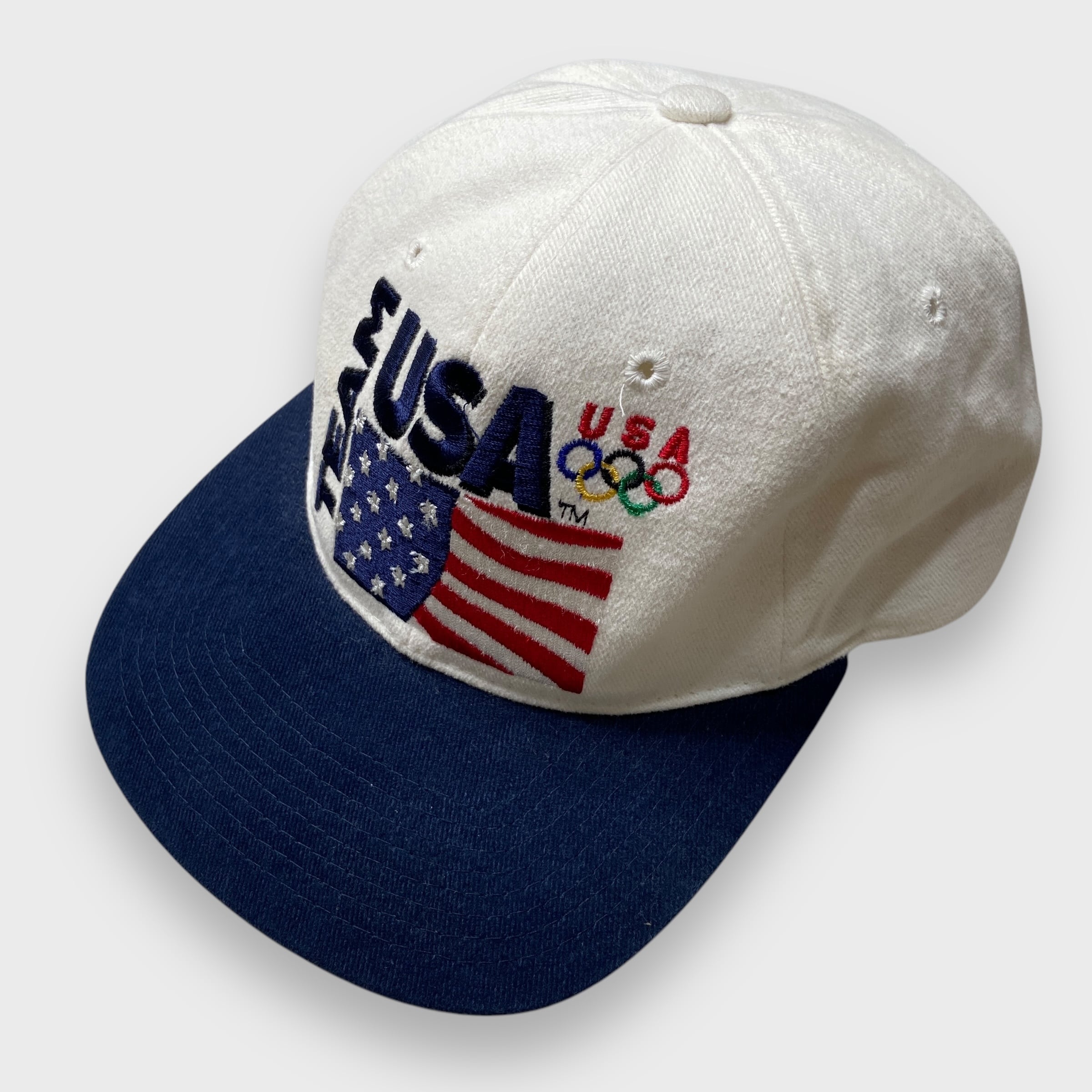 90s STARTER アメリカ代表 オリンピック ロゴキャップ 星条旗 USA
