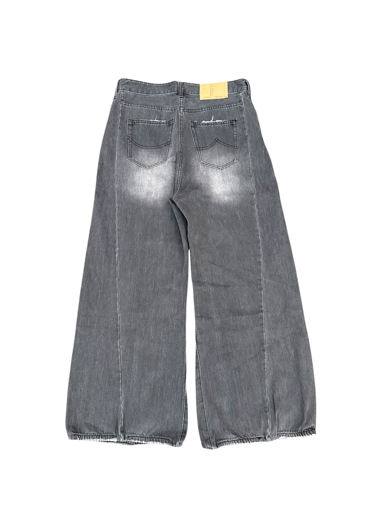 Fade Black Baggy Denim