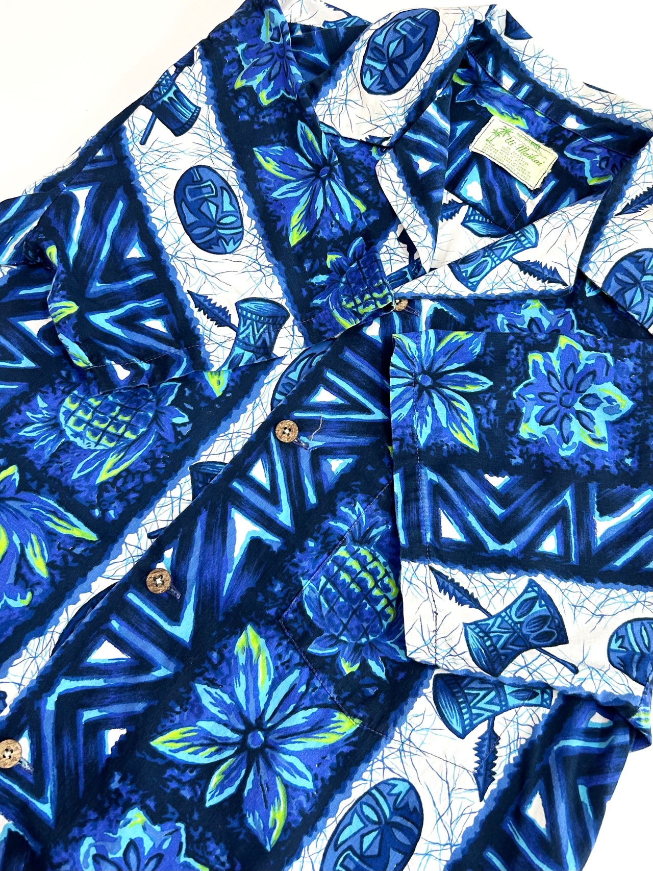 70s UI-MAIK S/S HAWAIIAN SHIRT MADE IN HAWAII Size L程