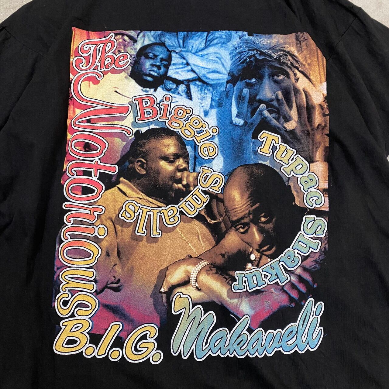 てなグッズや 90s The Notorious B.I.G. BIG & プリント ノトーリアス