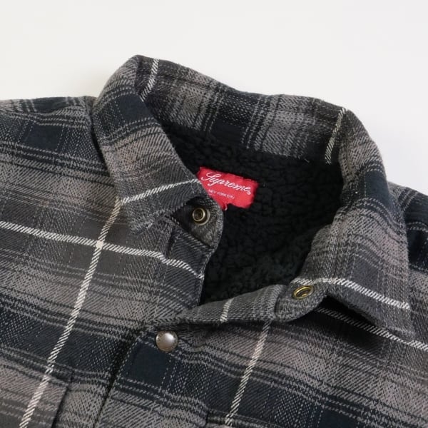 Size【L】 SUPREME シュプリーム 22AW Shearling Lined Flannel Shirt