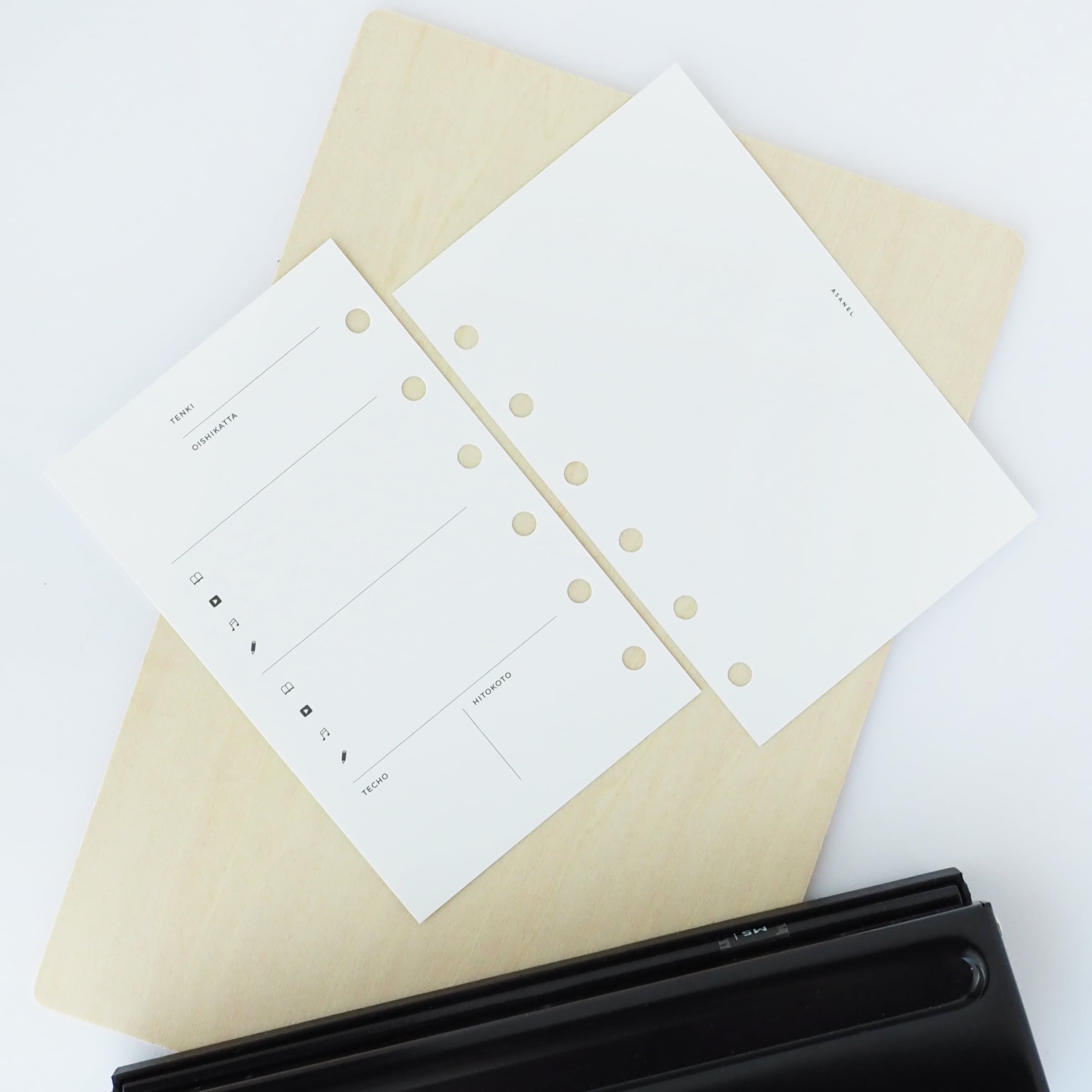 M6 ] ログ日記｜両面｜カケラリフィル | ASANEL