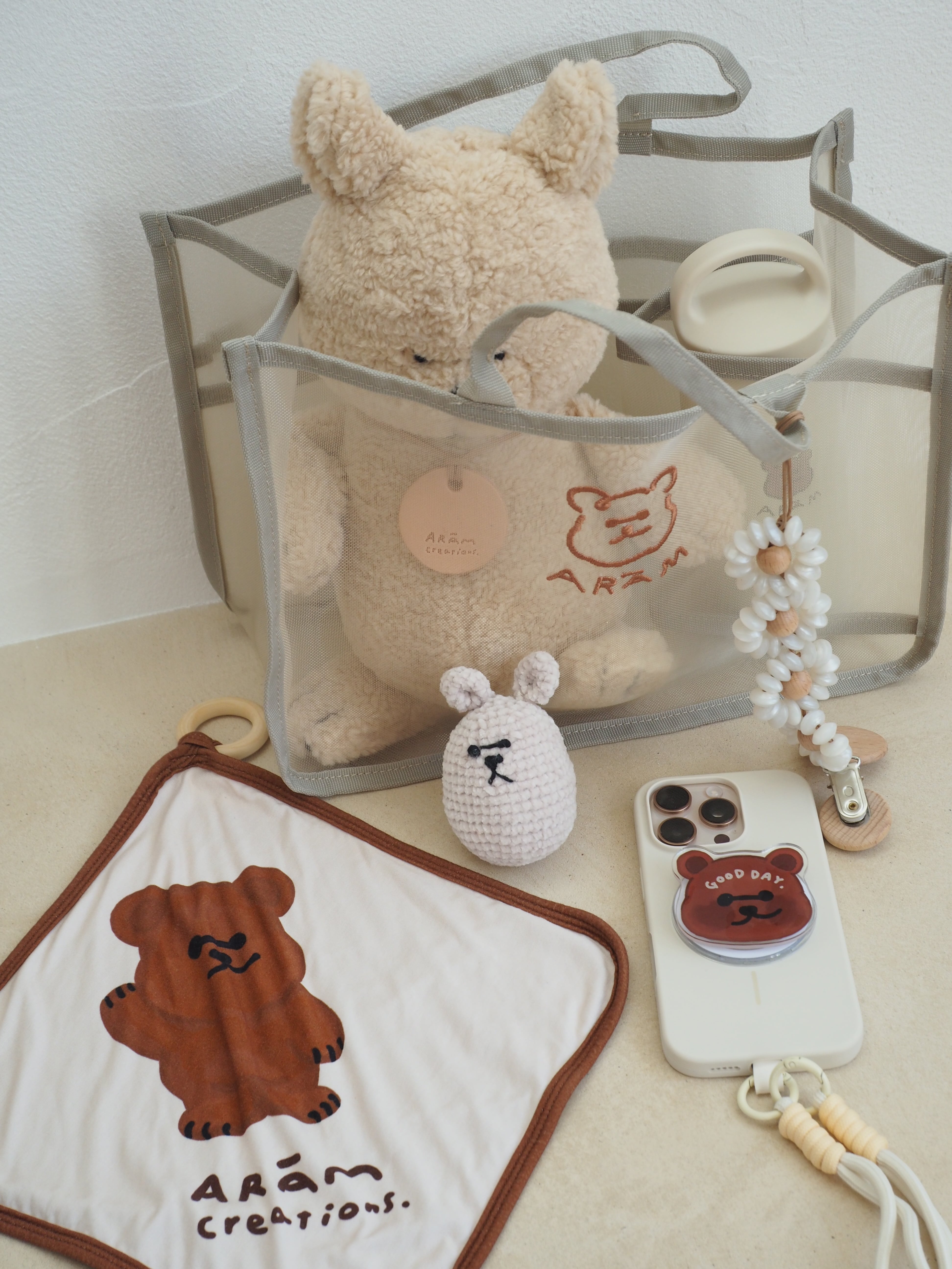 nutsくんのbag in bag | ARĀM creations