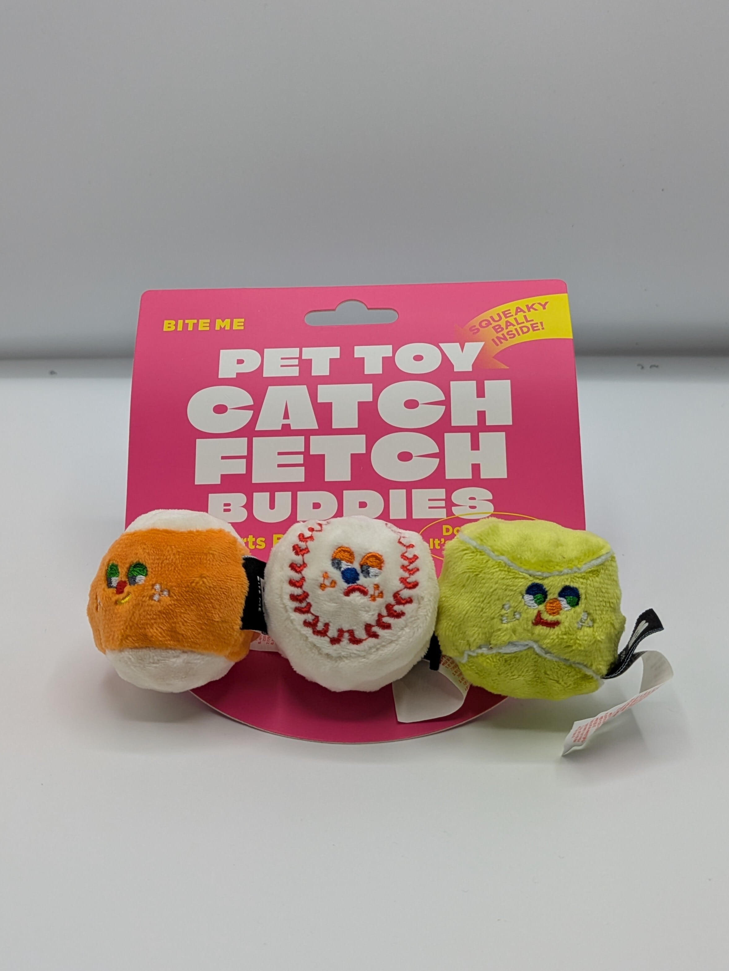 【BITE ME】ミニスポーツボールおもちゃ(3個入り)