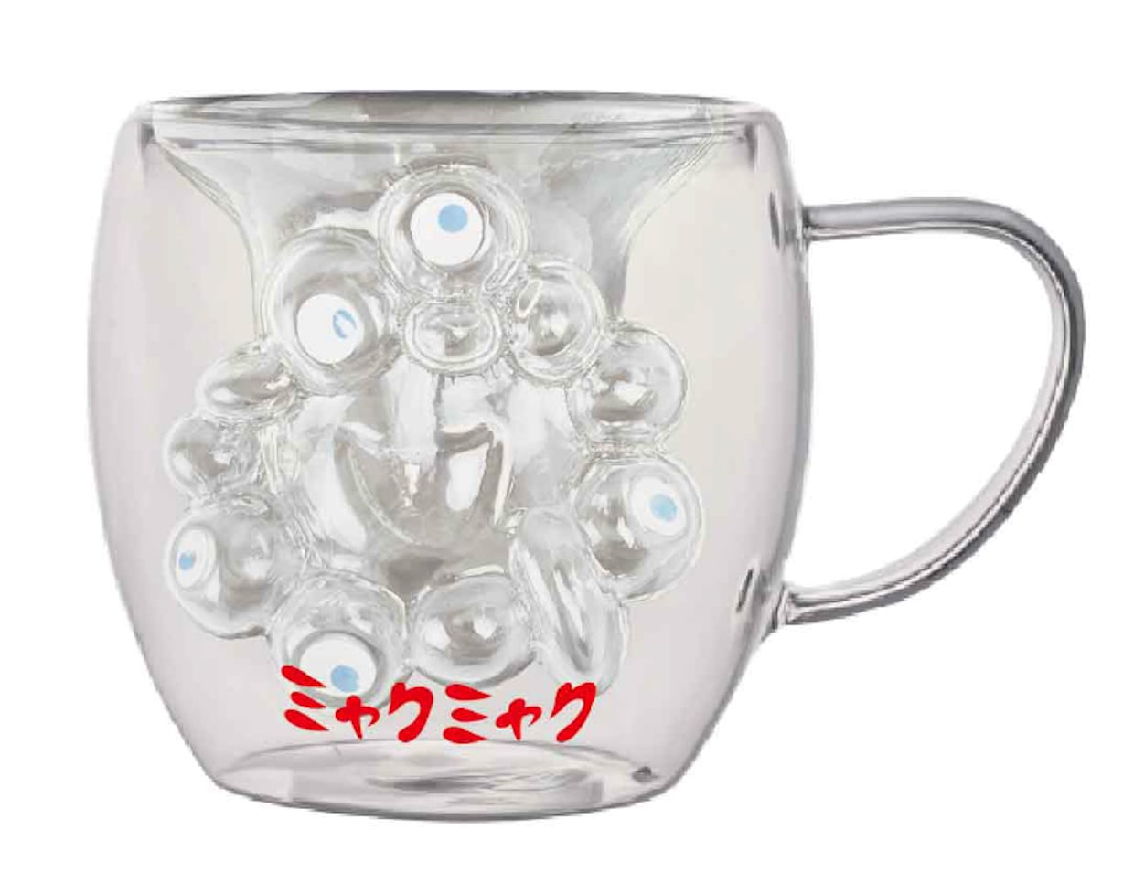 新品2個セット ミャクミャク ダブルウォールグラス ガラス コップ ー 新品2個セット ミャクミャク ダブルウォールグラス ガラス コップ ー