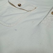 【至高のデザイン】エディーバウアー 長袖ポロシャツ 80s 黒タグ Wポケット