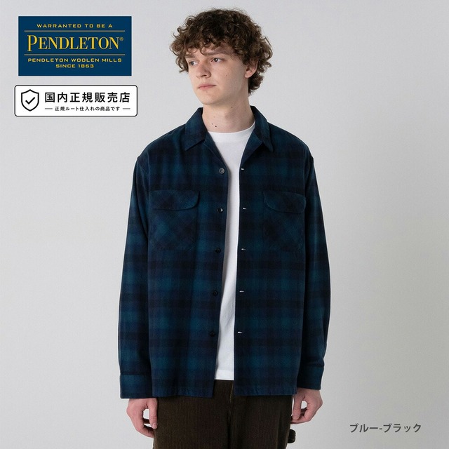 ペンドルトン PENDLETON コットンシャギー オープンカラー チェックシャツ 6475-5000