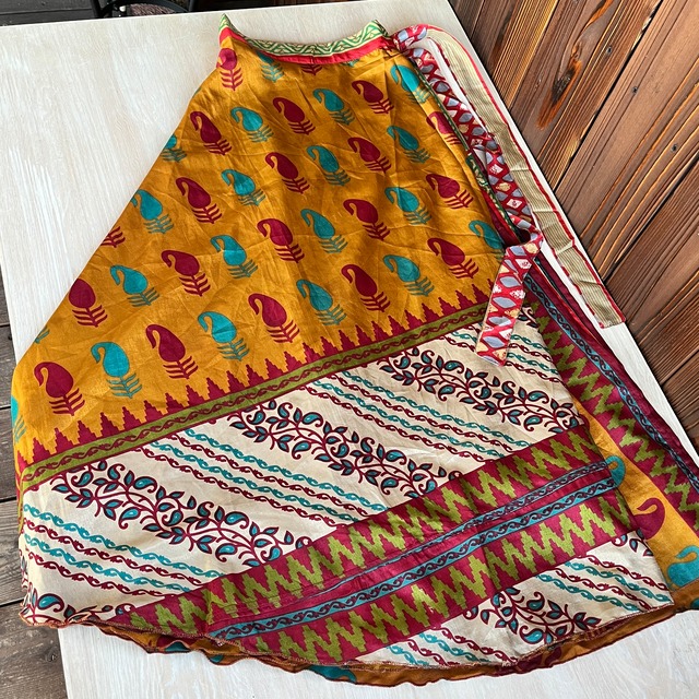 シルク巻きスカート2511