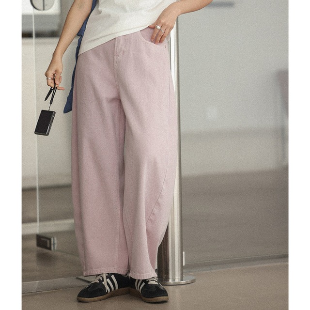 wide-leg casual pants　J00520