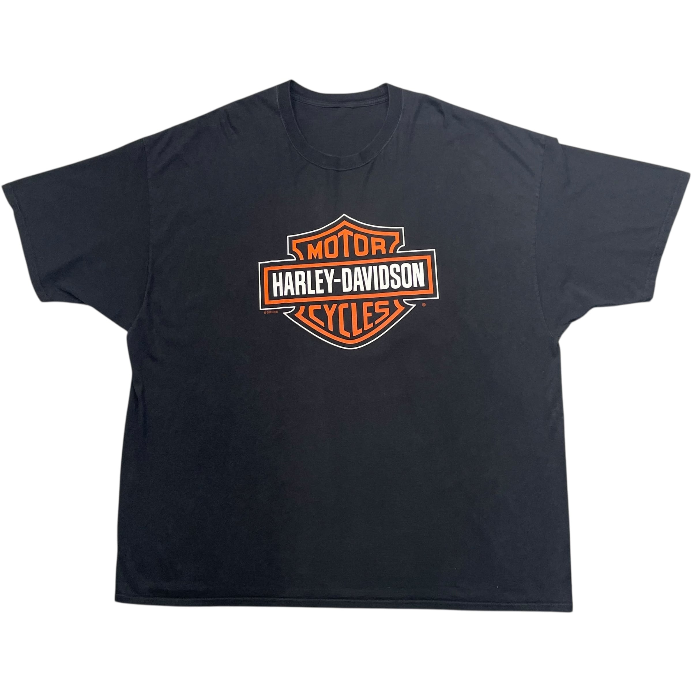 《XXXL》 Harley-Davidson ハーレーダビッドソン Tシャツ 両面プリント ブラック オーバーサイズ no.7693