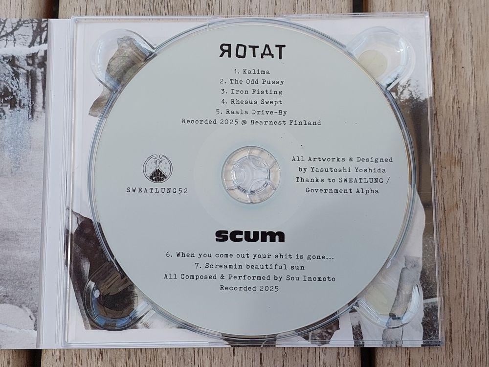 ROTAT / scum Split CD | scum / SLUG TAPES official SHOP