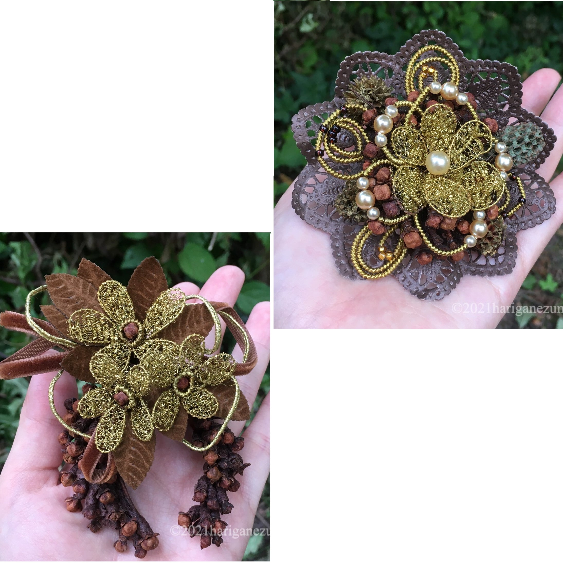 スパイス飾り ドイツ手工芸 馬蹄 ブーケ