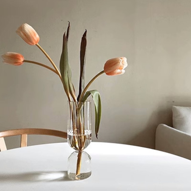 グラスデザインフラワーベース