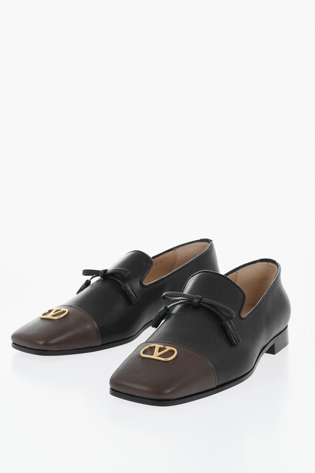 VALENTINO ローファー レザー・カーフレザー