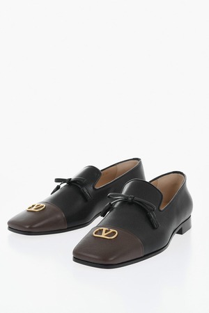 VALENTINO ローファー レザー・カーフレザー