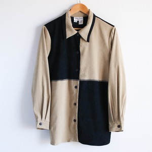 fakesuède shirt jacket