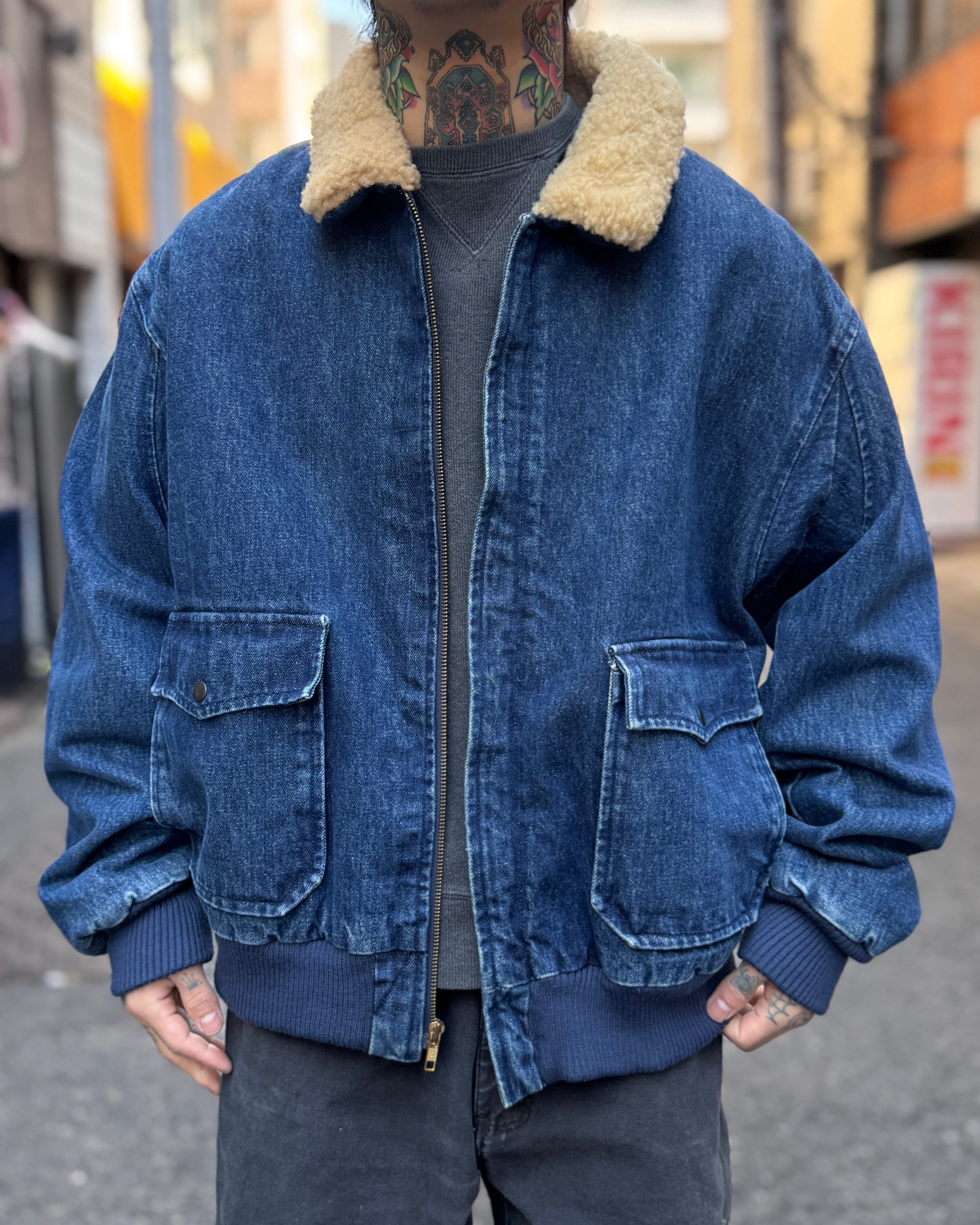 USA製 60's POINTER/ポインター デニムカバーオール ブランケット
