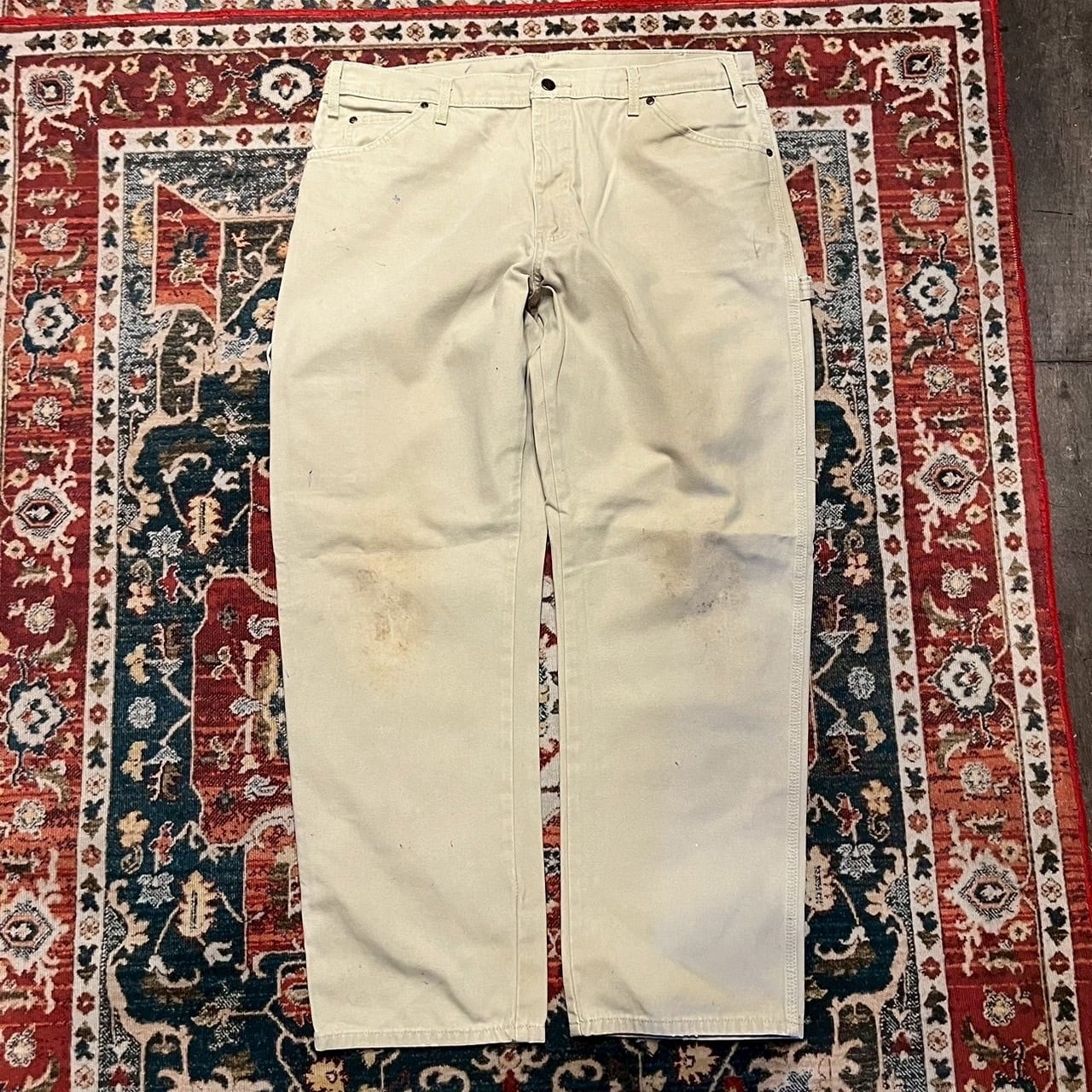 ディッキーズ Dickies W38 ペインターパンツ デニム - ワーク L32 刺繍 