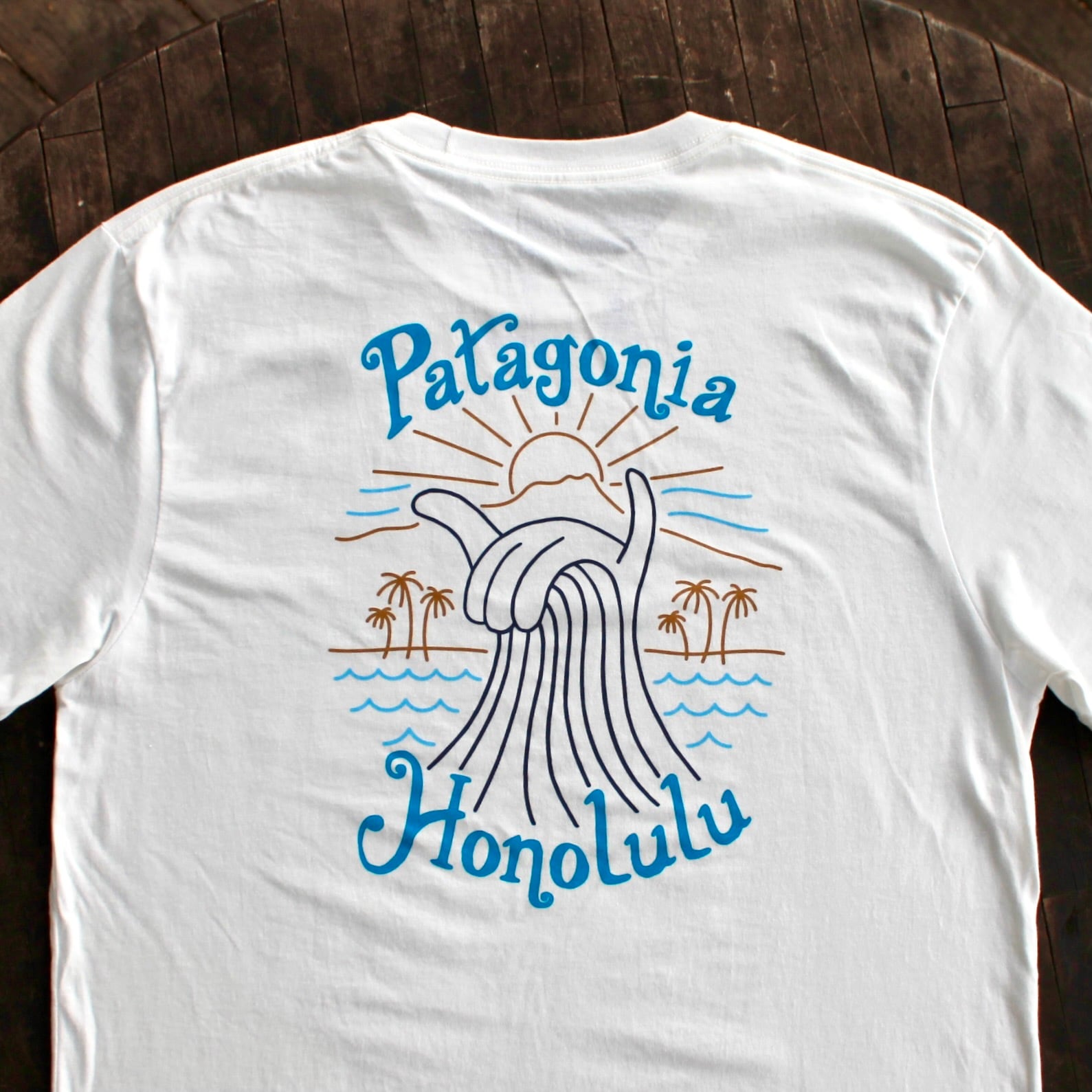 Patagonia ホノルルTシャツ Patagonia Tシャツmen's 【Hawaii Honolulu店限定】 | Kapua hawaii
