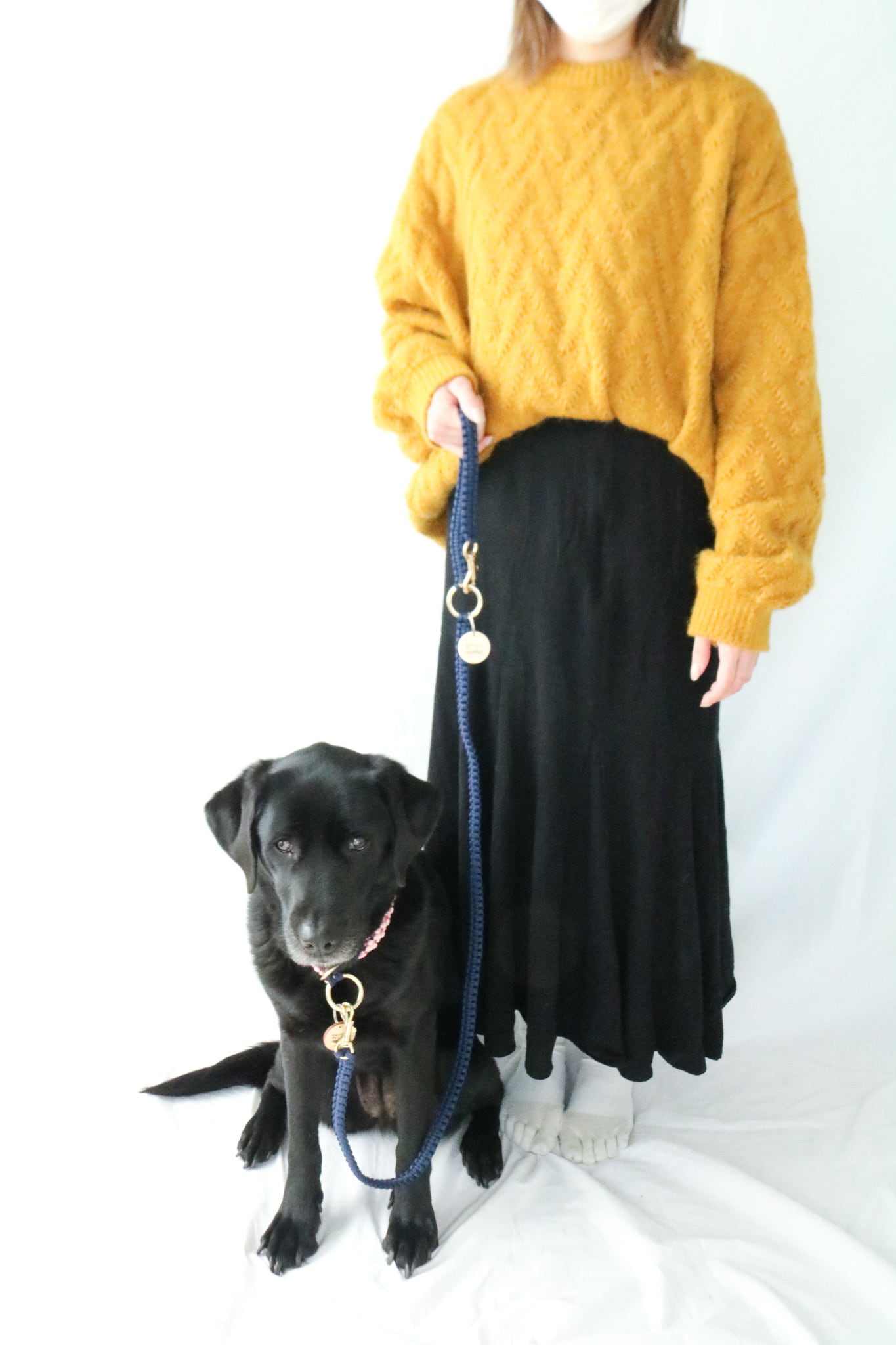 ネイビー パラコードリード | Dog.Hotdog