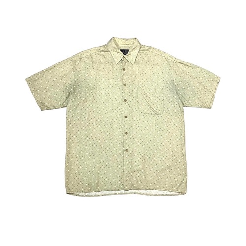 Vintage - Rayon Patterned Shirt (size-L) ¥11000+tax