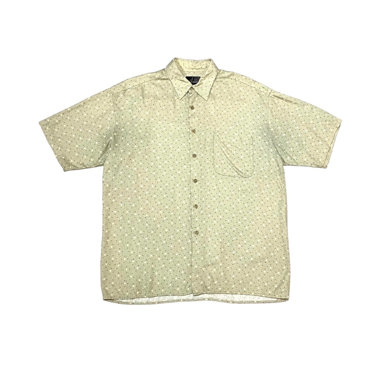 Vintage - Rayon Patterned Shirt (size-L) ¥11000+tax