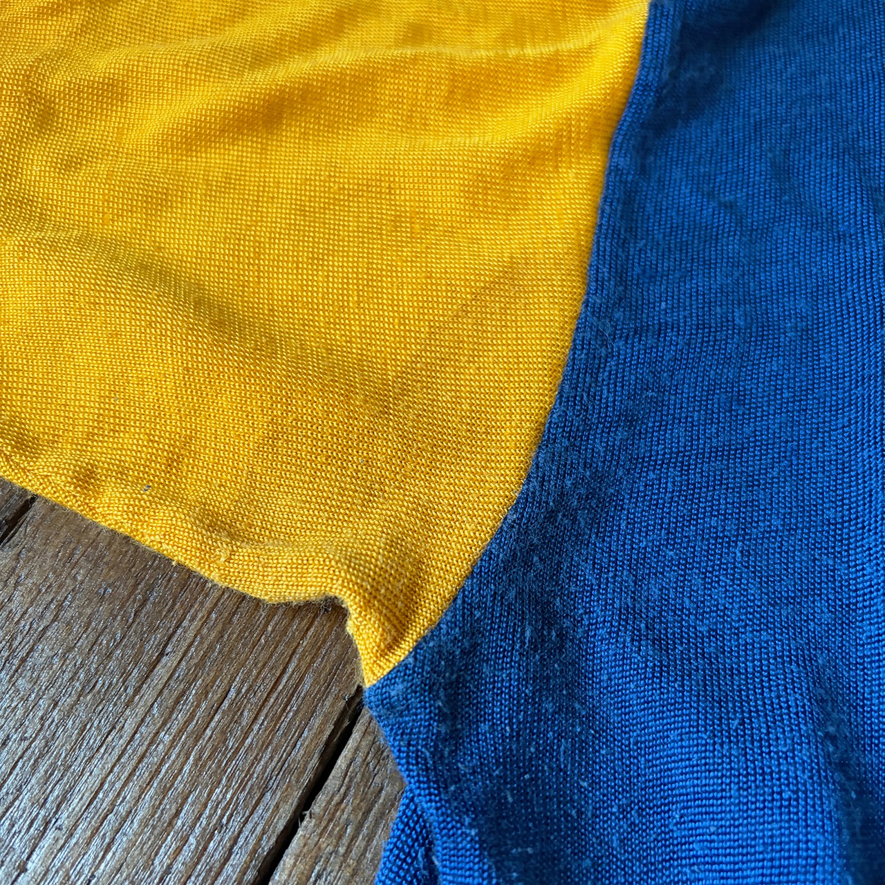 50s~60s Russell Southern SEARS Ringer T-Shirt Size L ビンテージラッセル サザンタグ シアーズプリント リングTシャツ  Lサイズ  中古