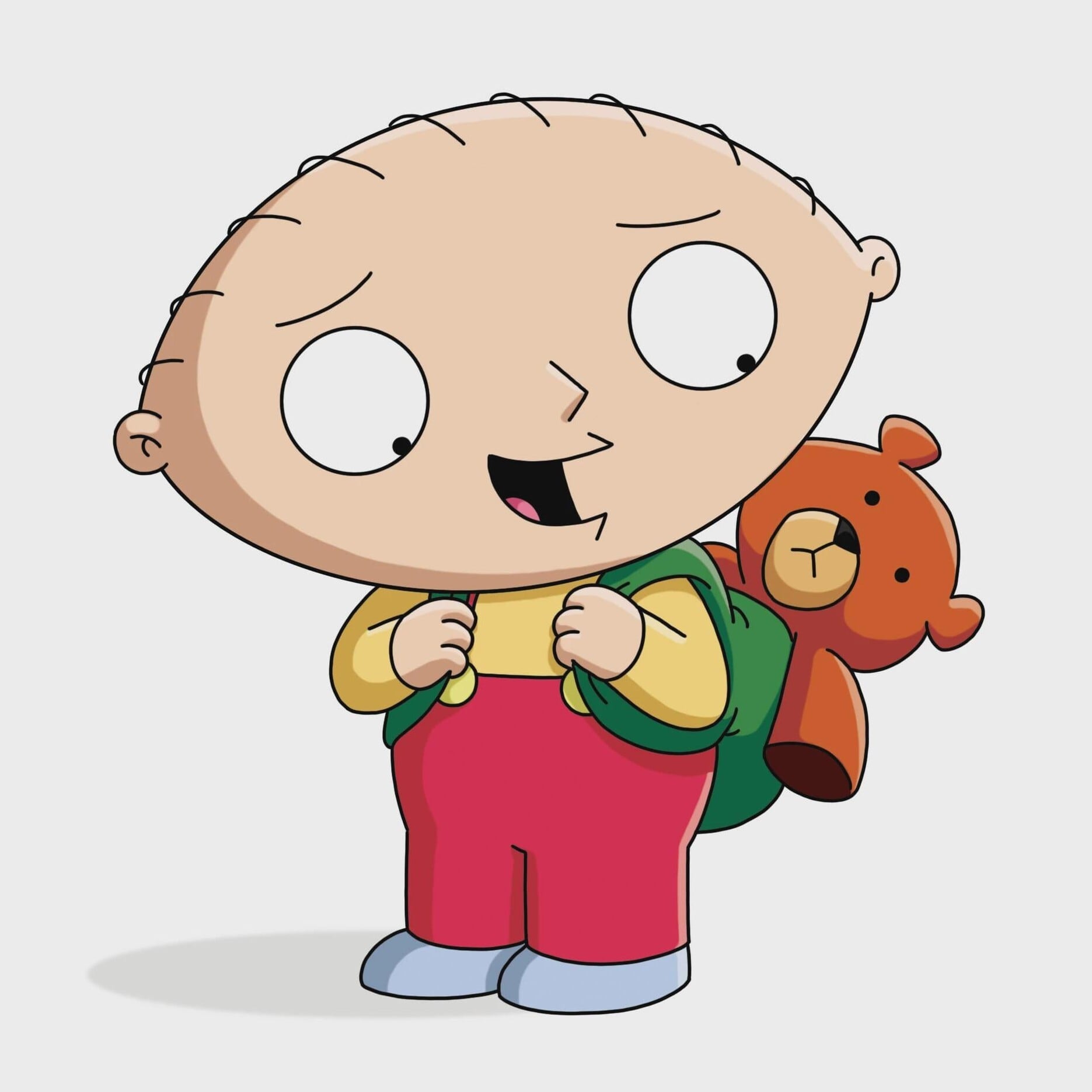★ブロックフィギュアキーホルダー★【 Family Guy ( ファミリー・ガイ ) 】ステューウィー・グリフィン〚アメリカン雑貨 アメトイ〛